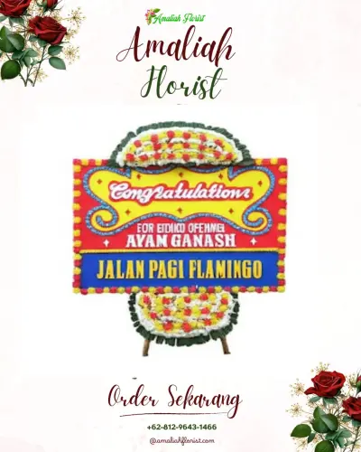Bunga Papan Congratulation di Kebonrejo